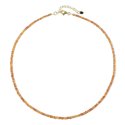 Honey Sapphire Silver Necklace
