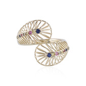 9K Blue Sapphire Gold Ring (Ornaments by de Melo)