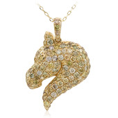 14K SI2 Fancy Diamond Gold Necklace (CIRARI)