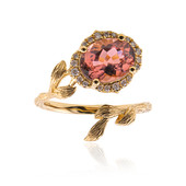 14K Congo Neon Tourmaline Gold Ring (Smithsonian)