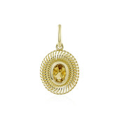 9K Citrine Gold Pendant (Ornaments by de Melo)