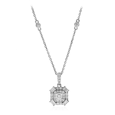 14K SI1 (H) Diamond Gold Necklace (CIRARI)