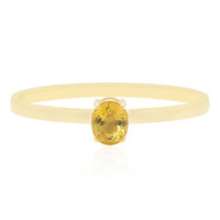 9K Yellow Sapphire Gold Ring