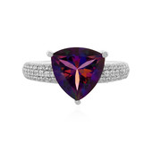 Purple Mystic Topaz Silver Ring