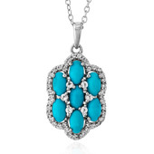 Sleeping Beauty Turquoise Silver Necklace (Faszination Türkis)