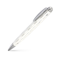 White Topaz Brass Pen