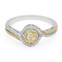 14K Yellow Diamond Gold Ring