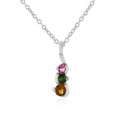 Yellow Tourmaline Silver Necklace