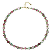 Strawberry Quartz Silver Necklace (Riya)