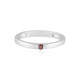 I3 Red Diamond Silver Ring