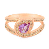 9K Pink Sapphire Gold Ring (Annette)