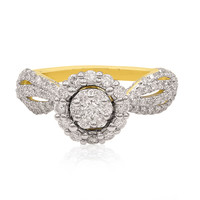 14K SI1 (G) Diamond Gold Ring