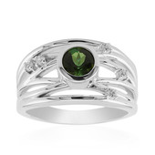 Green Tourmaline Silver Ring (Pallanova)