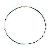 Malachite Silver Necklace (Riya)
