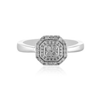 I1 (I) Diamond Silver Ring