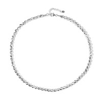 Silver Hematite Silver Necklace