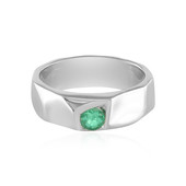 Russian Emerald Silver Ring (de Melo)