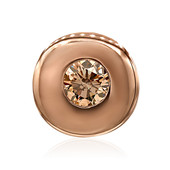 9K VS1 Argyle Rose De France Diamond Gold Pendant (Annette)