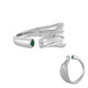 Ethiopian Emerald Silver Ring (MONOSONO COLLECTION)