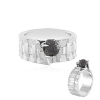 Silver Diamond Silver Ring