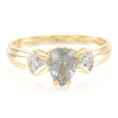 18K Unheated Sapphire Gold Ring (AMAYANI)
