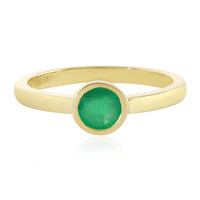 9K Brazilian Emerald Gold Ring