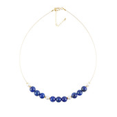 Lapis Lazuli Stainless Steel Necklace