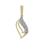 9K Flawless (F) Diamond Gold Pendant (LUCENT DIAMONDS)