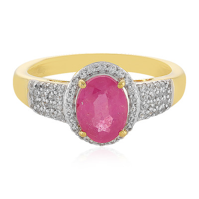 Madagascar Pink Sapphire Silver Ring