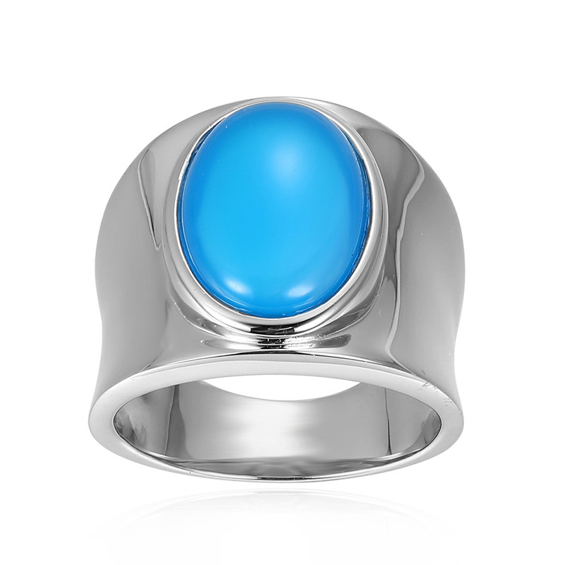 Buy PH Artistic Unisex Sterling silver 925 blue turquoise Stone Ring Size  22 A 93 at Amazon.in