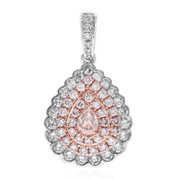 18K SI Pink Diamond Gold Pendant (CIRARI)