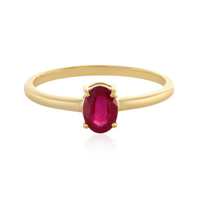 9K Madagascar Ruby Gold Ring