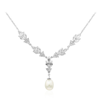 Freshwater pearl Silver Necklace