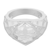 White Quartz Silver Ring (MONOSONO COLLECTION)