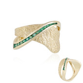 9K AAA Zambian Emerald Gold Ring (de Melo)