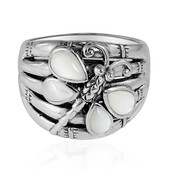 Mother of Pearl Silver Ring (Art of Nature)