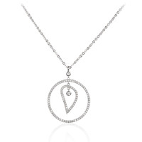 Zircon Silver Necklace