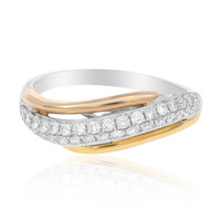 18K SI1 (H) Diamond Gold Ring