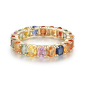 9K Fancy Sapphire Gold Ring