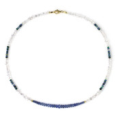 Herkimer Diamond Quartz Silver Necklace (Riya)