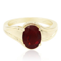 9K Red Tibetanite Gold Ring