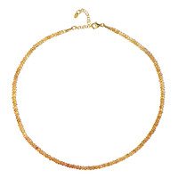 Imperial Topaz Silver Necklace