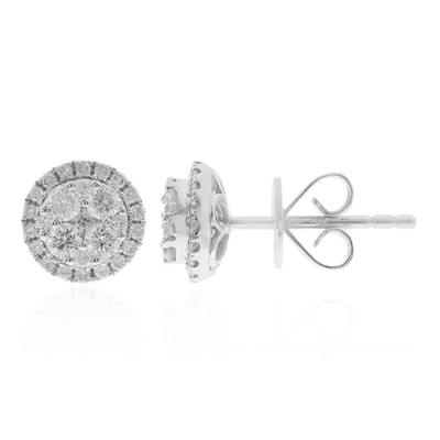 18K SI2 (H) Diamond Gold Earrings (CIRARI)