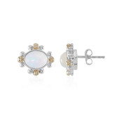 Welo Opal Silver Earrings (Granulieren)