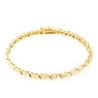 18K SI Diamond Gold Bracelet