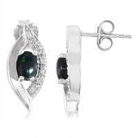 Mezezo Opal Silver Earrings