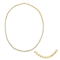 9K SI1 (G) Diamond Gold Necklace
