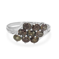 Unheated Colour Change Sapphire Silver Ring