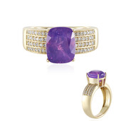 18K Unheated Luc Yen Sapphire Gold Ring (AMAYANI)