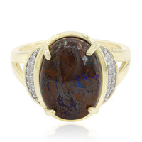 9K Boulder Opal Gold Ring